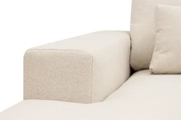 Grande Stor 7-seters U-Sofa med Divan Venstre - Beige Stoff - Møbler - Sofaer - Modulsofaer - Komplett modulsofa