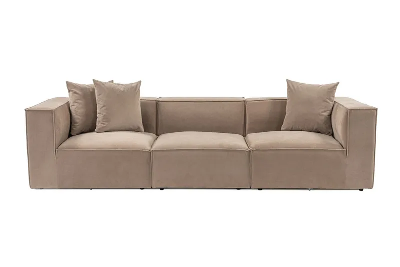 Gregor Sofa 3-seter, Cappuccino