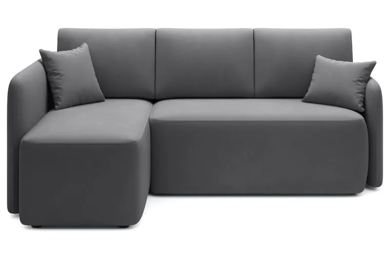 Hadson 3-seters Sofa med Divan, Mørk grå