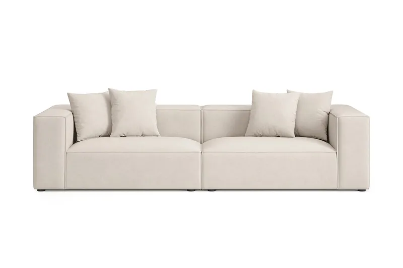 Havana 3-seters Lav Sofa, Beige