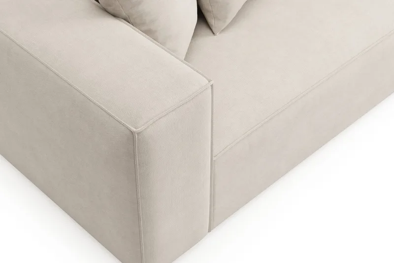 Havana lav 3-seters sofa med vendbar sjeselong - Beige - Møbler - Sofaer - Sofaer med sjeselong - 3 seters sofa med divan