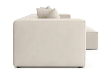 Havana lav 3-seters sofa med vendbar sjeselong - Beige - Møbler - Sofaer - Sofaer med sjeselong - 3 seters sofa med divan