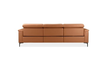 Hjørnesofa 3-seter Lund Kognac, PU, Høyre Elektrisk Recliner - Kognac, PU, Høyre Elektrisk Recliner - Møbler - Sofaer - Reclinersofaer