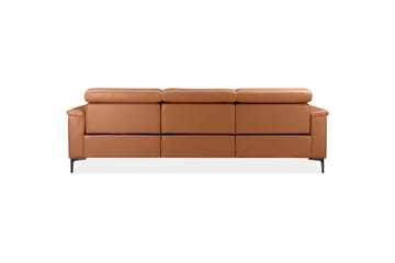 Hjørnesofa 3-seter Lund Kognac, PU, Venstre Manuell Recliner - Kognac, PU, Venstre Manuell Recliner - Møbler - Sofaer - Reclinersofaer
