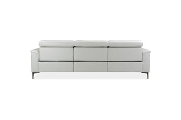 Hjørnesofa 3-seter Lund Krem, PU, Venstre Elektrisk Recliner - Krem, PU, Venstre Elektrisk Recliner - Møbler - Sofaer - Reclinersofaer