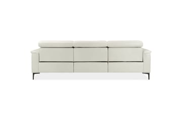 Hjørnesofa 3-seter Lund Krem, PU, Høyre Elektrisk Recliner - Krem, PU, Høyre Elektrisk Recliner - Møbler - Sofaer - Reclinersofaer