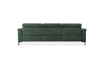 Hjørnesofa 3-seter Lund Mørk grønn, Belfast-stoff, Høyre Manuell Recliner - Mørk grønn, Belfast-stoff, Høyre Manuell Recliner - Møbler - Sofaer - Reclinersofaer