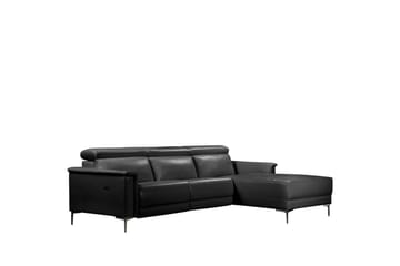 Svart, PU, Høyre Elektrisk Recliner