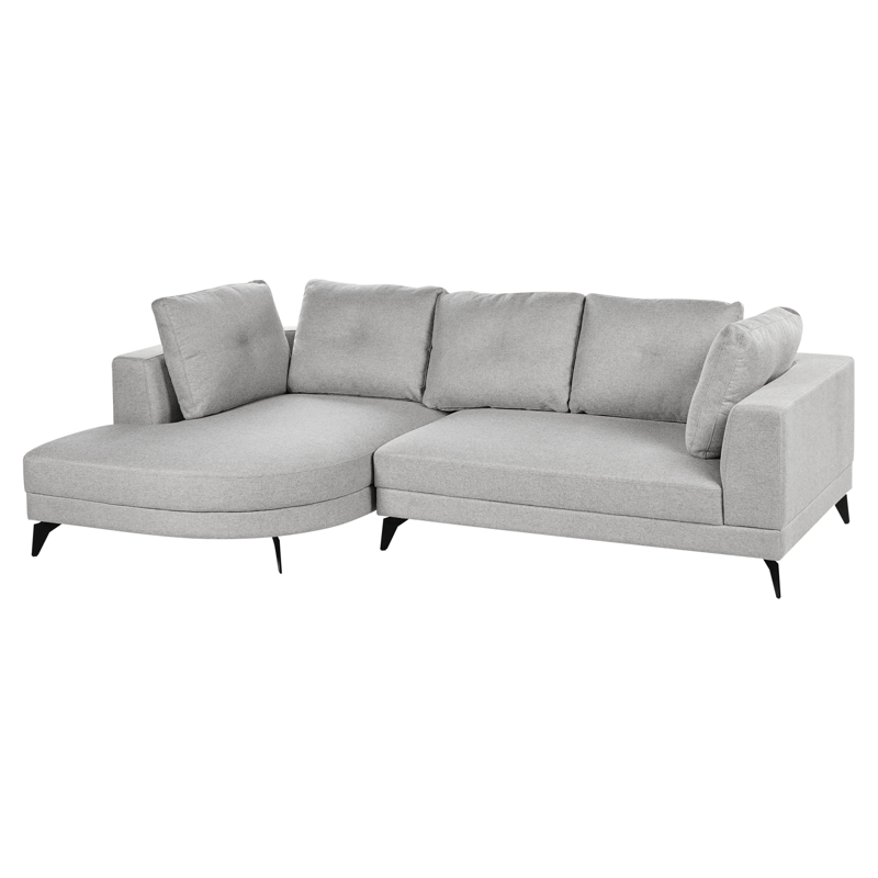 Hjørnesofa 3-seter Marum høyrevendt - Grå - Møbler - Sofaer - Sofaer med sjeselong - 3 seters sofa med divan