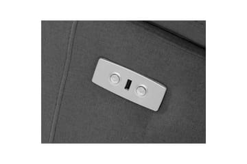 Hjørnesofa 3-seter Rayland Antrasitt, Sunday Stoff, Venstre Elektrisk Recliner - Antrasitt, Sunday Stoff, Venstre Elektrisk Recliner - Møbler - Sofaer - Reclinersofaer