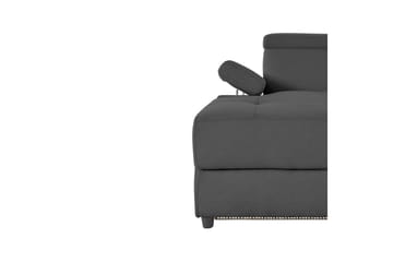 Hjørnesofa 3-seter Rayland Antrasitt, Sunday Stoff, Venstre Elektrisk Recliner - Antrasitt, Sunday Stoff, Venstre Elektrisk Recliner - Møbler - Sofaer - Reclinersofaer
