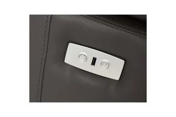 Hjørnesofa 3-seter Rayland Brun, Lær/PU, Venstre Elektrisk Recliner - Brun, Lær/PU, Venstre Elektrisk Recliner - Møbler - Sofaer - Reclinersofaer