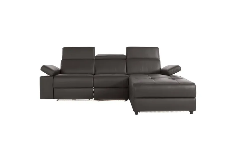 Hjørnesofa 3-seter Rayland Brun, PU, Høyre Manuell Recliner - Brun, PU, Høyre Manuell Recliner - Møbler - Sofaer - Reclinersofaer