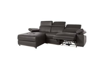 Hjørnesofa 3-seter Rayland Brun, PU, Venstre Manuell Recliner - Brun, PU, Venstre Manuell Recliner - Møbler - Sofaer - Reclinersofaer