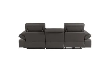 Hjørnesofa 3-seter Rayland Brun, PU, Høyre Manuell Recliner - Brun, PU, Høyre Manuell Recliner - Møbler - Sofaer - Reclinersofaer