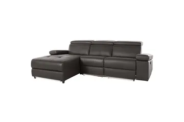 Hjørnesofa 3-seter Rayland Brun, PU, Venstre Manuell Recliner - Brun, PU, Venstre Manuell Recliner - Møbler - Sofaer - Reclinersofaer