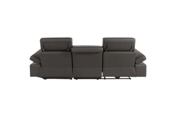 Hjørnesofa 3-seter Rayland Brun, PU, Høyre Elektrisk Recliner - Brun, PU, Høyre Elektrisk Recliner - Møbler - Sofaer - Reclinersofaer