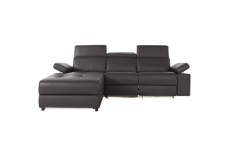 Hjørnesofa 3-seter Rayland Brun, PU, Venstre Elektrisk Recliner - Brun, PU, Venstre Elektrisk Recliner - Møbler - Sofaer - Reclinersofaer