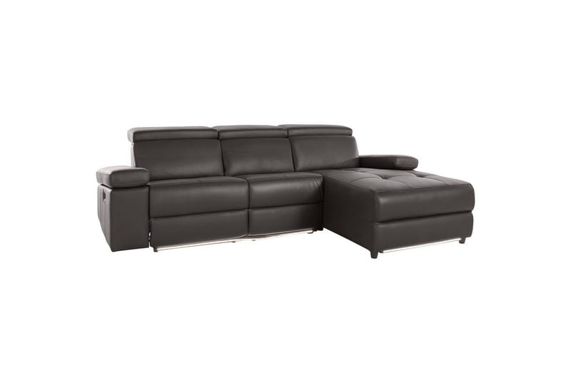 Hjørnesofa 3-seter Rayland Brun, PU, Høyre Manuell Recliner, Brun, PU, Høyre Manuell Recliner