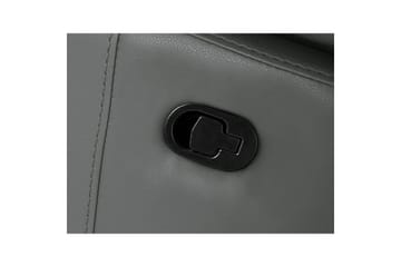 Hjørnesofa 3-seter Rayland Grå, Lær/PU, Venstre Manuell Recliner - Grå, Lær/PU, Venstre Manuell Recliner - Møbler - Sofaer - Reclinersofaer