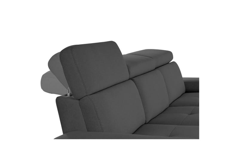 Hjørnesofa 3-seter Rayland Grå, Sunday Stoff, Høyre Elektrisk Recliner - Grå, Sunday Stoff, Høyre Elektrisk Recliner - Møbler - Sofaer - Reclinersofaer