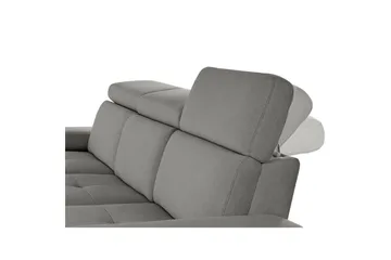 Hjørnesofa 3-seter Rayland Grå, Sunday Stoff, Venstre Elektrisk Recliner - Grå, Sunday Stoff, Venstre Elektrisk Recliner - Møbler - Sofaer - Reclinersofaer