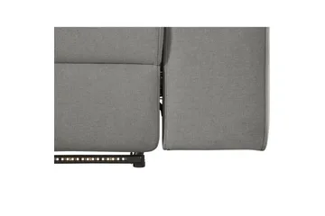 Hjørnesofa 3-seter Rayland Grå, Sunday Stoff, Venstre Elektrisk Recliner - Grå, Sunday Stoff, Venstre Elektrisk Recliner - Møbler - Sofaer - Reclinersofaer