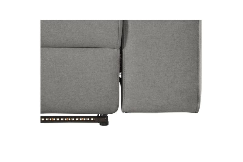 Hjørnesofa 3-seter Rayland Grå, Sunday Stoff, Venstre Elektrisk Recliner - Grå, Sunday Stoff, Venstre Elektrisk Recliner - Møbler - Sofaer - Reclinersofaer