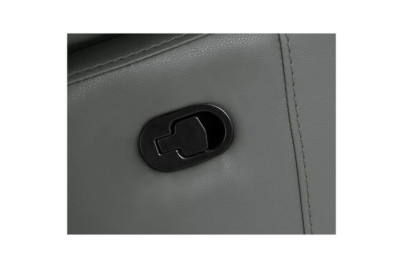 Hjørnesofa 3-seter Rayland Grå, PU, Høyre Manuell Recliner - Grå, PU, Høyre Manuell Recliner - Møbler - Sofaer - Reclinersofaer