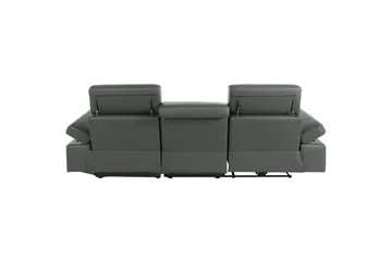 Hjørnesofa 3-seter Rayland Grå, PU, Høyre Elektrisk Recliner - Grå, PU, Høyre Elektrisk Recliner - Møbler - Sofaer - Reclinersofaer