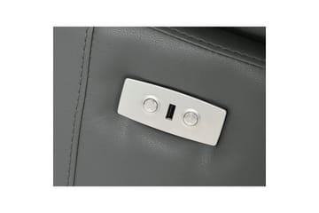 Hjørnesofa 3-seter Rayland Grå, PU, Venstre Elektrisk Recliner - Grå, PU, Venstre Elektrisk Recliner - Møbler - Sofaer - Reclinersofaer