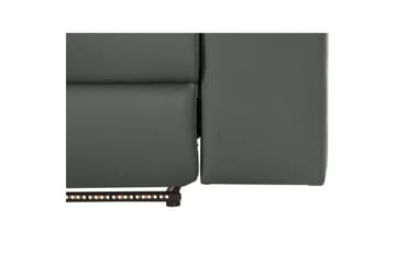 Hjørnesofa 3-seter Rayland Grå, PU, Venstre Elektrisk Recliner - Grå, PU, Venstre Elektrisk Recliner - Møbler - Sofaer - Reclinersofaer