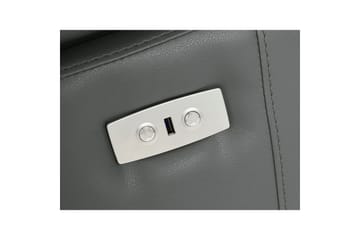 Hjørnesofa 3-seter Rayland Grå, PU, Høyre Elektrisk Recliner - Grå, PU, Høyre Elektrisk Recliner - Møbler - Sofaer - Reclinersofaer