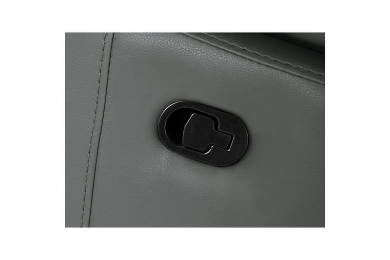 Hjørnesofa 3-seter Rayland Grå, PU, Venstre Manuell Recliner - Grå, PU, Venstre Manuell Recliner - Møbler - Sofaer - Reclinersofaer