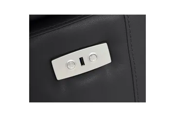 Hjørnesofa 3-seter Rayland Svart, PU, Høyre Elektrisk Recliner - Svart, PU, Høyre Elektrisk Recliner - Møbler - Sofaer - Reclinersofaer