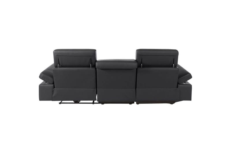 Hjørnesofa 3-seter Rayland Svart, PU, Venstre Manuell Recliner - Svart, PU, Venstre Manuell Recliner - Møbler - Sofaer - Reclinersofaer