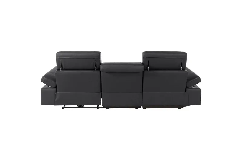 Hjørnesofa 3-seter Rayland Svart, PU, Venstre Manuell Recliner - Svart, PU, Venstre Manuell Recliner - Møbler - Sofaer - Reclinersofaer