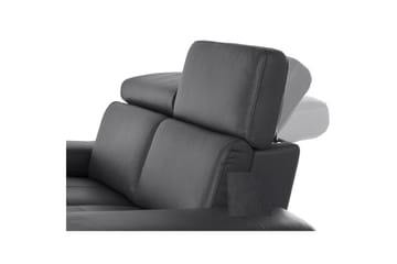 Hjørnesofa 3-seter Rayland Svart, PU, Venstre Elektrisk Recliner - Svart, PU, Venstre Elektrisk Recliner - Møbler - Sofaer - Reclinersofaer