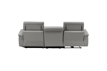 Hjørnesofa 3-seter Pareli Grå, Sunday Stoff, Høyre Manuell Recliner - Grå, Sunday Stoff, Høyre Manuell Recliner - Møbler - Sofaer - Reclinersofaer