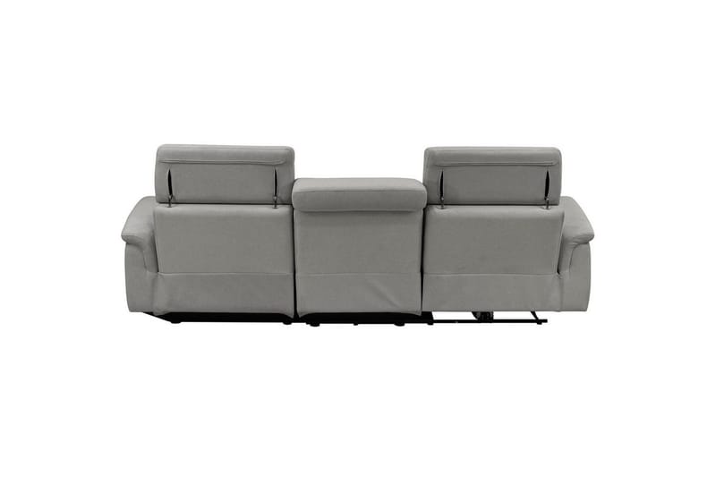 Hjørnesofa 3-seter Pareli Grå, Sunday Stoff, Høyre Manuell Recliner - Grå, Sunday Stoff, Høyre Manuell Recliner - Møbler - Sofaer - Reclinersofaer