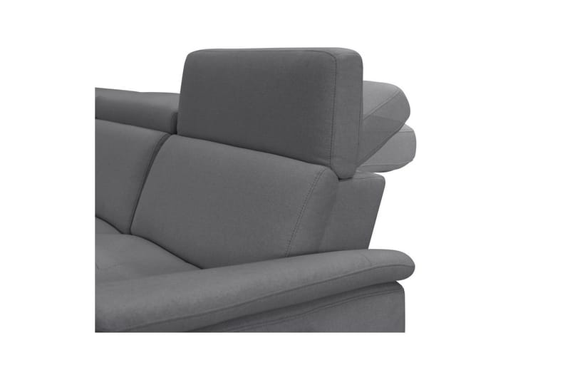 Hjørnesofa 3-seter Pareli Grå, Sandfarget stoff, Venstre Elektrisk Recliner - Grå, Sandfarget stoff, Venstre Elektrisk Recliner - Møbler - Sofaer - Reclinersofaer