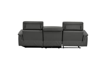 Hjørnesofa 3-seter Pareli Svart, PU, Høyre Elektrisk Recliner - Svart, PU, Høyre Elektrisk Recliner - Møbler - Sofaer - Reclinersofaer
