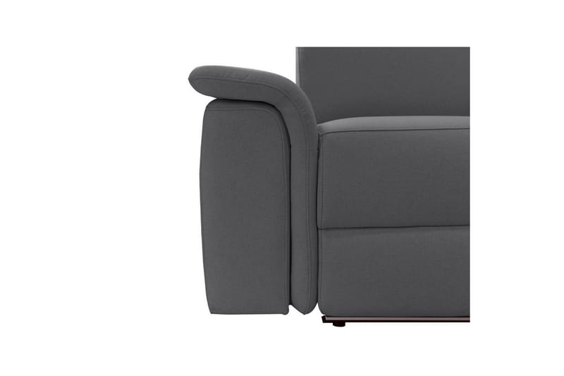 Hjørnesofa 3-seter Pareli Antrasitt, Sunday Stoff, Høyre Manuell Recliner - Antrasitt, Sunday Stoff, Høyre Manuell Recliner - Møbler - Sofaer - Reclinersofaer