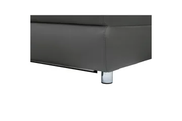 Hjørnesofa 3-seter Pareli Grå, Lær/PU, Høyre Elektrisk Recliner - Grå, Lær/PU, Høyre Elektrisk Recliner - Møbler - Sofaer - Reclinersofaer