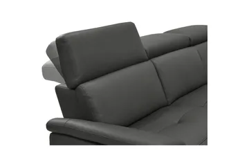 Hjørnesofa 3-seter Pareli Svart, PU, Høyre Elektrisk Recliner - Svart, PU, Høyre Elektrisk Recliner - Møbler - Sofaer - Reclinersofaer