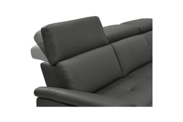 Hjørnesofa 3-seter Pareli Svart, PU, Høyre Elektrisk Recliner - Svart, PU, Høyre Elektrisk Recliner - Møbler - Sofaer - Reclinersofaer