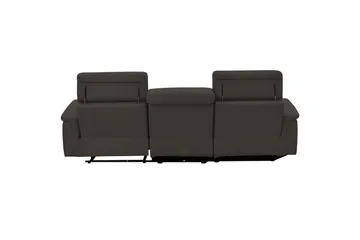 Hjørnesofa 3-seter Pareli Brun, Lær/PU, Venstre Manuell Recliner - Brun, Lær/PU, Venstre Manuell Recliner - Møbler - Sofaer - Reclinersofaer