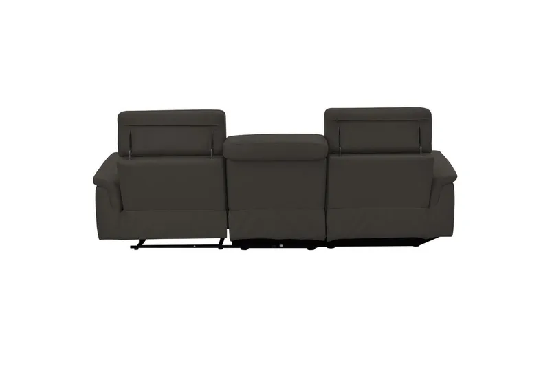 Hjørnesofa 3-seter Pareli Brun, Lær/PU, Venstre Manuell Recliner - Brun, Lær/PU, Venstre Manuell Recliner - Møbler - Sofaer - Reclinersofaer