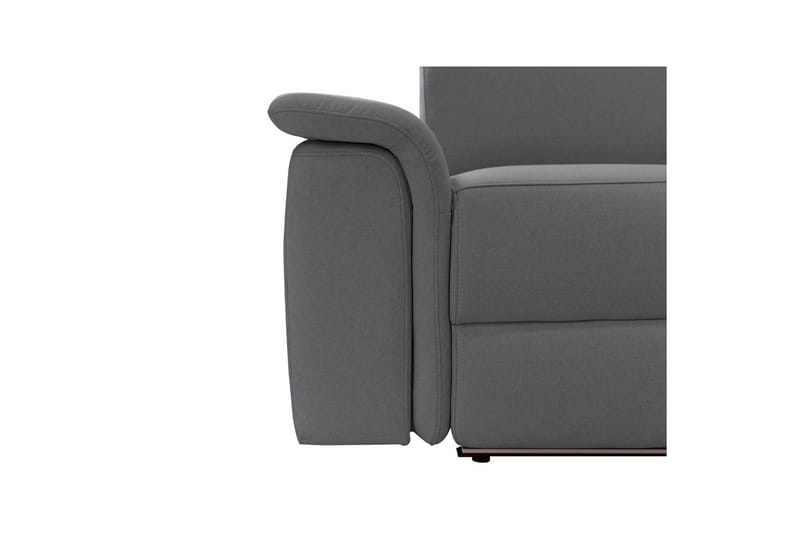 Hjørnesofa 3-seter Pareli Antrasitt, Sunday Stoff, Høyre Elektrisk Recliner - Antrasitt, Sunday Stoff, Høyre Elektrisk Recliner - Møbler - Sofaer - Reclinersofaer