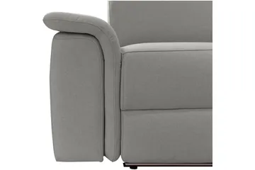Hjørnesofa 3-seter Pareli Grå, Sunday Stoff, Høyre Elektrisk Recliner - Grå, Sunday Stoff, Høyre Elektrisk Recliner - Møbler - Sofaer - Reclinersofaer